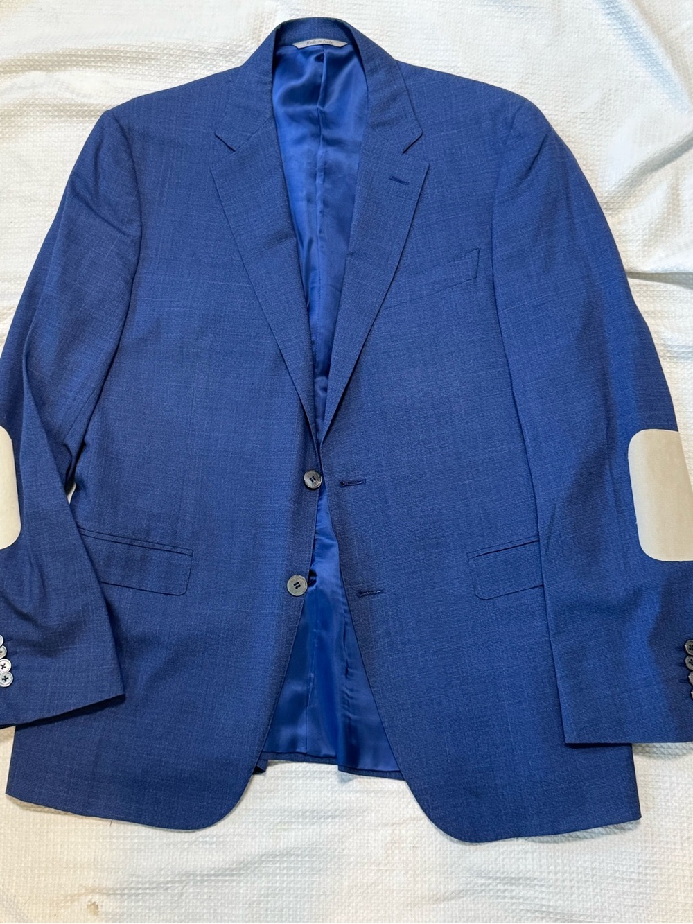 Canali made in Italy Men's Blue Two-Button Blazer